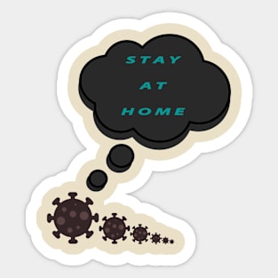 Stay home Sticker